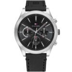 Tommy Hilfiger Men's Leather Ashton Multi-Function Chronograph Watch 1791740