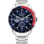 Tommy Hilfiger Owen Men's Blue Dial Stainless Steel Watch - 1791968