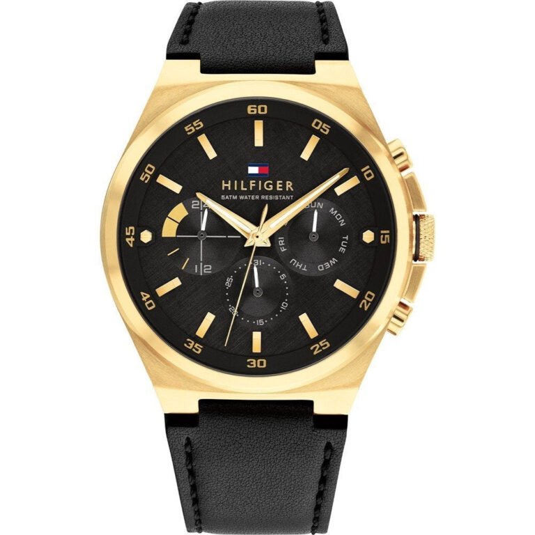 Tommy Hilfiger Dexter Men's Black Dial Stainless Steel Watch - 1792086