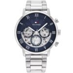 Tommy Hilfiger Legend Men's Navy Dial Stainless Steel Watch - 1710569