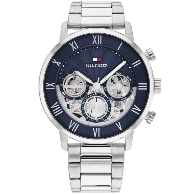 Tommy Hilfiger Legend Men's Navy Dial Stainless Steel Watch - 1710569