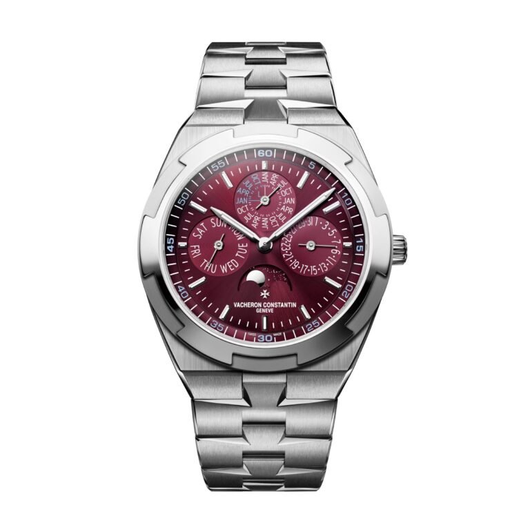 Overseas Perpetual Calendar Ultra Thin White Gold Mens Watch