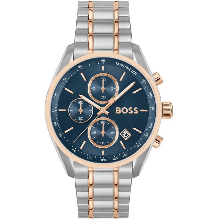 BOSS by Hugo Boss Two-Tone Steel Blue Dial Chronograph Men's Watch - 1514260