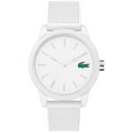 Lacoste Mens Quartz Watch, Analog Display and Silicone Strap 2010984