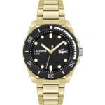 Lacoste 2011287 Men's Finn Quartz Gold-Tone Bracelet Watch 44mm