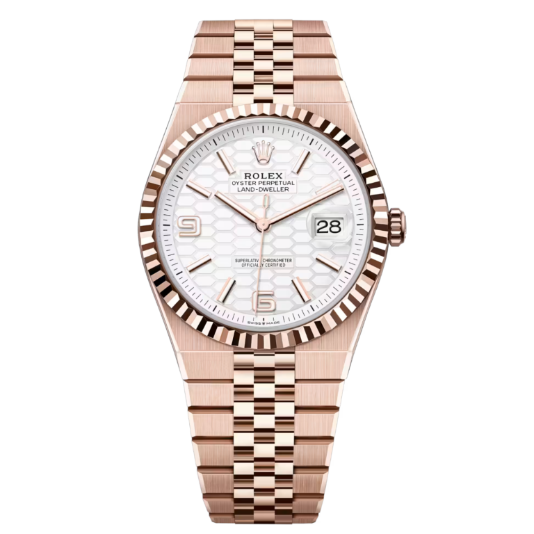 Rolex Land Dweller Rose Gold Men's Watch Automatic size 41mm