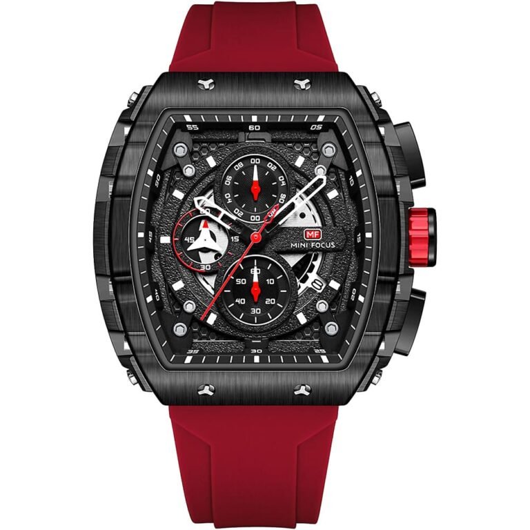 Mini Focus Men's Watch Fashion Sport Wrist Watches Silicone Strap Quartz Watch - MF0399G.05 - Black