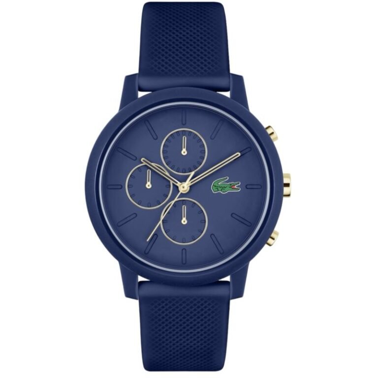 LACOSTE MENS QUARTZ SILICONE WATCH - 2011248
