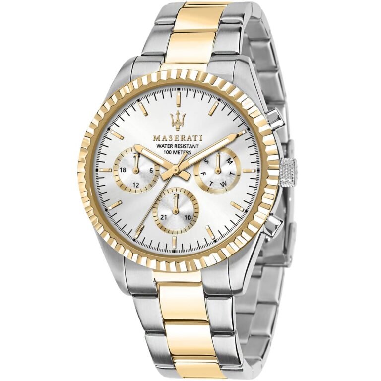 Maserati Competizione Chronograph Quartz Silver Dial Watch For Men - R8853100021