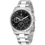 Maserati Competizione Chronograph Quartz Black Dial Watch For Men - R8853100023