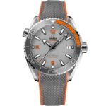 Seamaster Planet Ocean 600M Titanium Case Grey Rubber Strap Men's Watch Automatic size 43.5mm