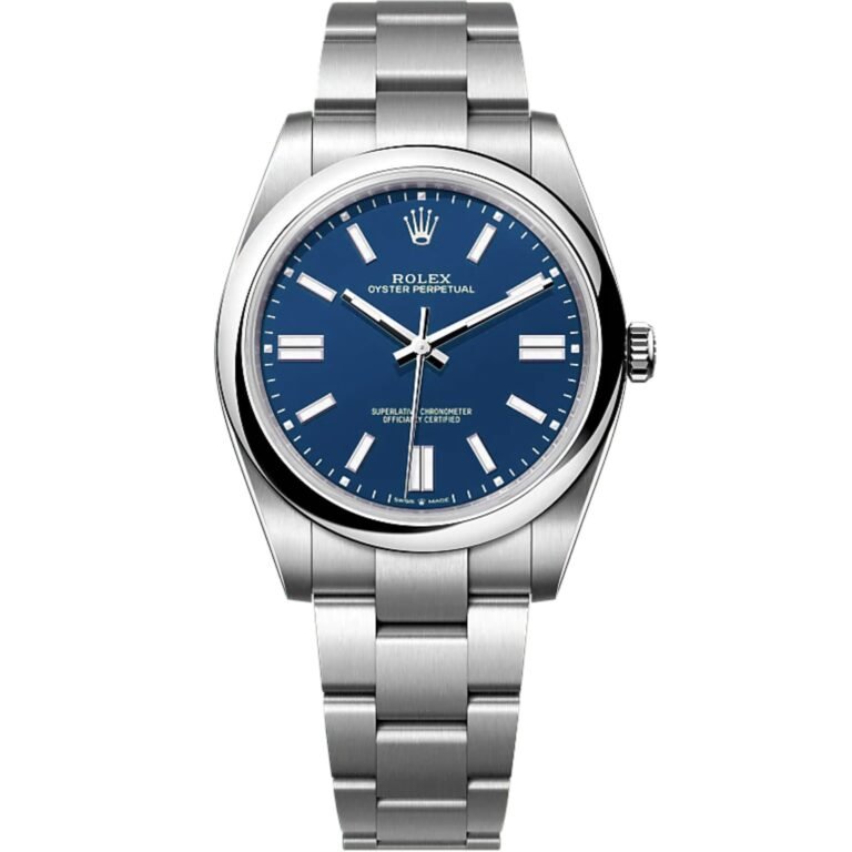 Rolex Oyster Perpetual Blue Index Dial Automatic size 41mm