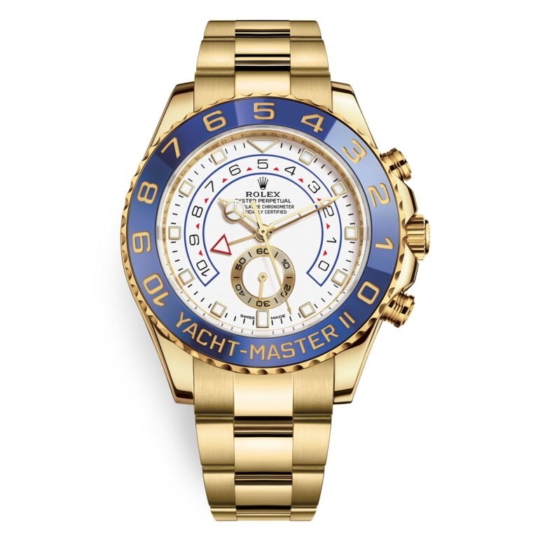 Rolex Watch Yacht Master Gold For Men Automatic size 44mm